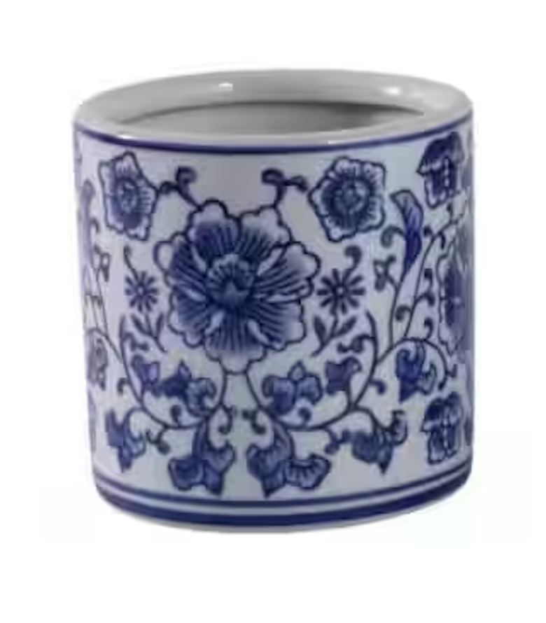 Ceramic Chinoiserie Pencil Cup (3 Styles)