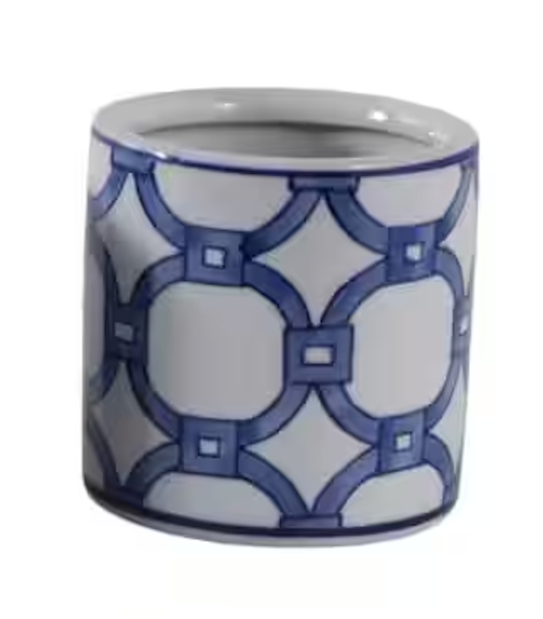 Ceramic Chinoiserie Pencil Cup (3 Styles)