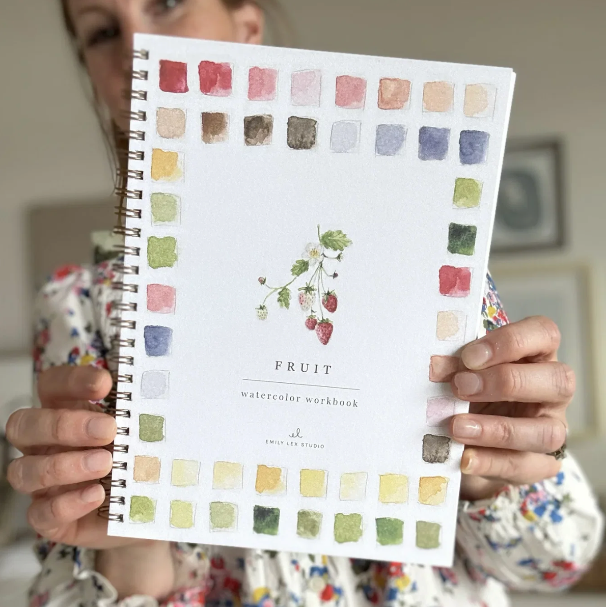 Fruit Watercolor Workbook by Emily Lex Studio