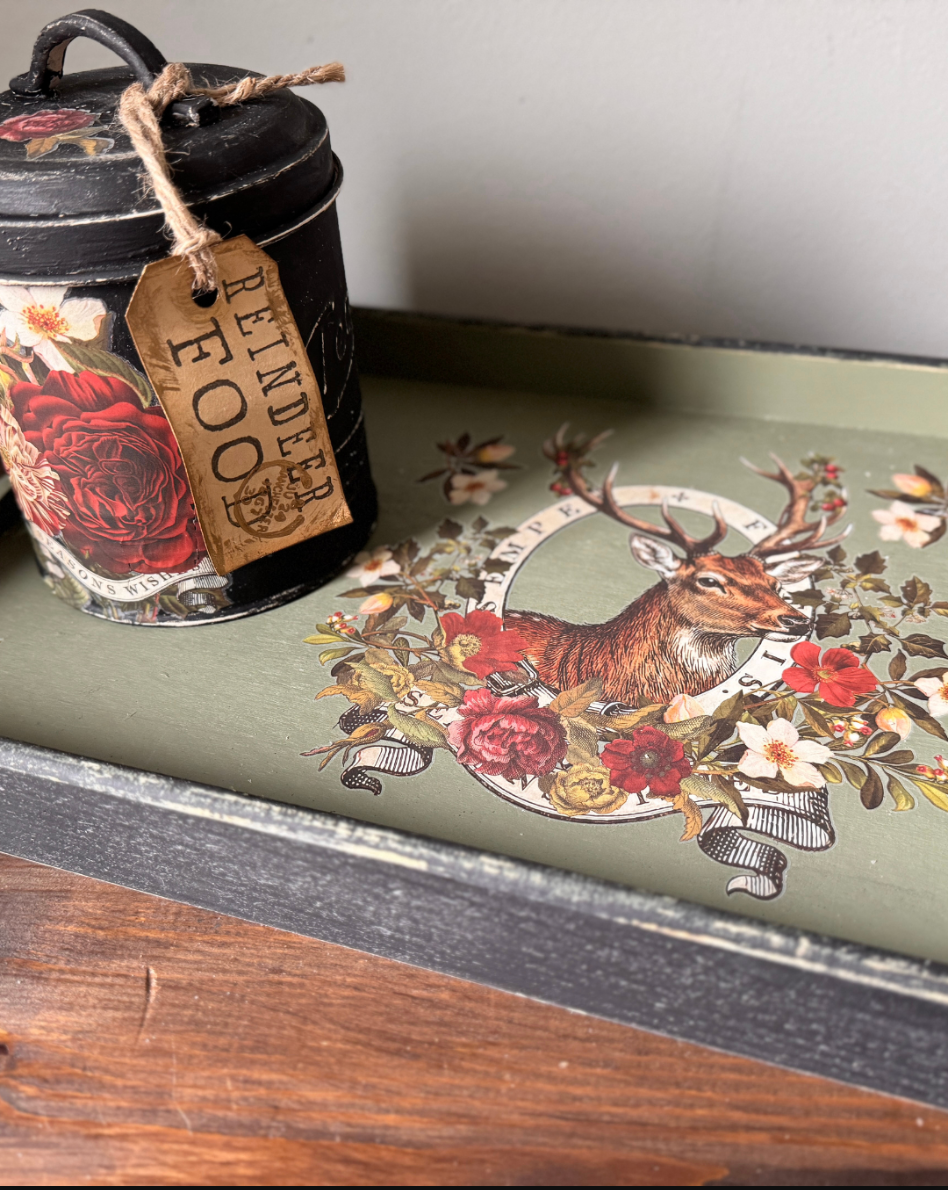 Stag Tavern IOD Transfer 8x12 Pad by Iron Orchid Designs (NEW!)
