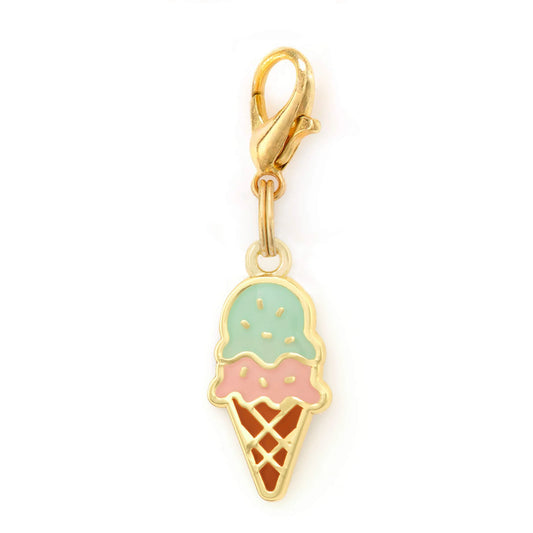 Ice Cream Dog Collar Charm by The Foggy Dog