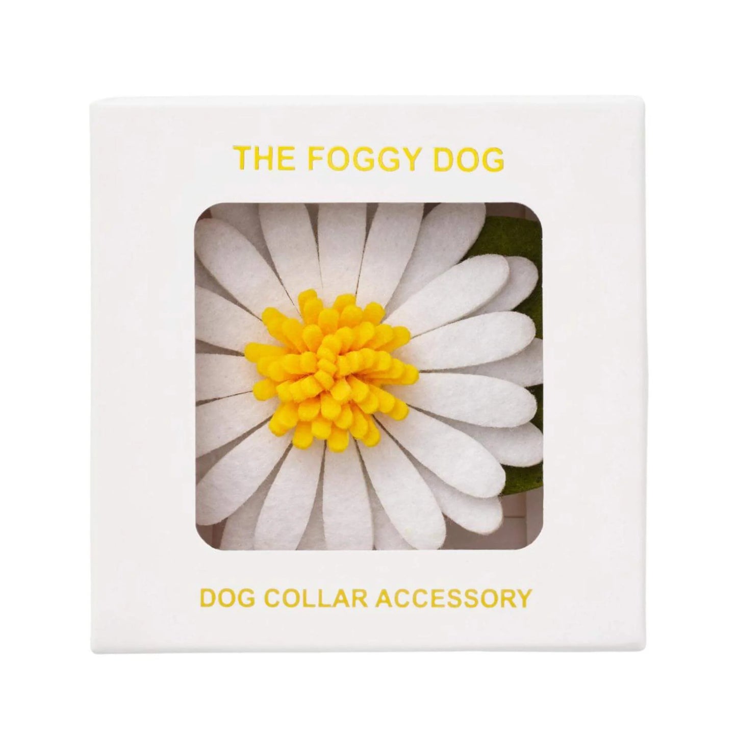Daisy Dog Collar Flower by The Foggy Dog