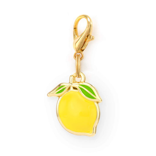 Lemon Dog Collar Charm by The Foggy Dog