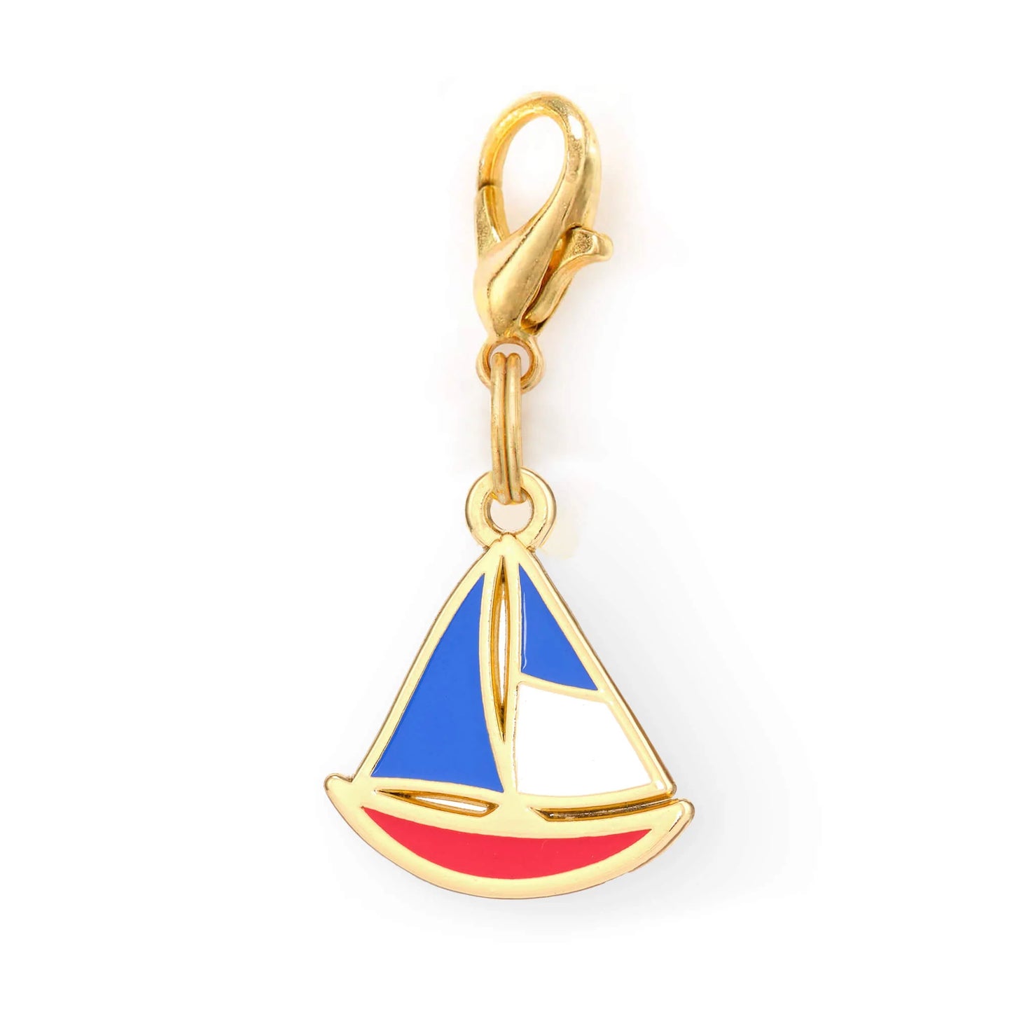 Sailboat Dog Collar Charm by The Foggy Dog