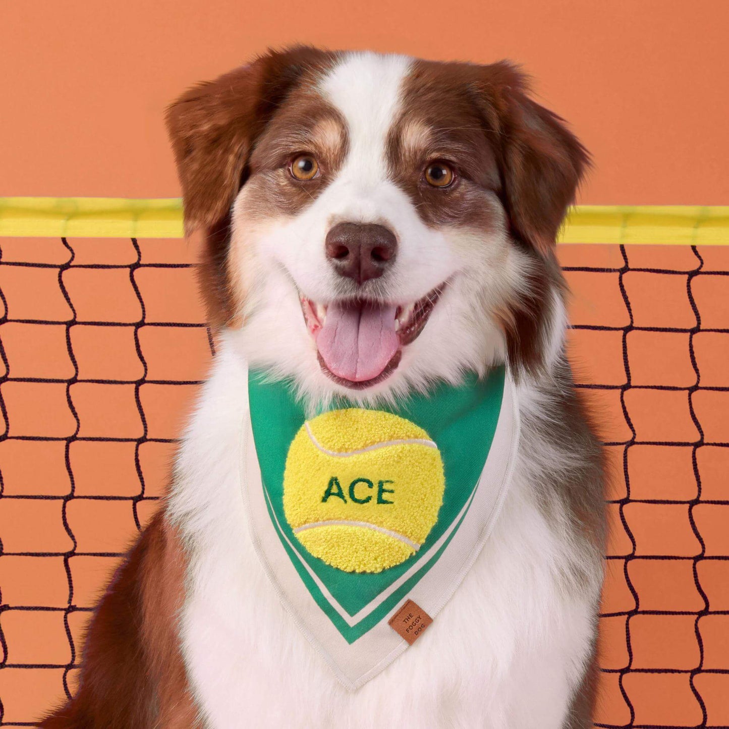 Tennis Applique Dog Bandana by The Foggy Dog