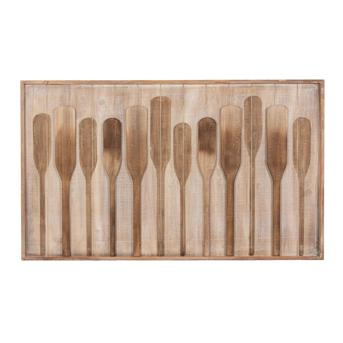 Raised Paddles Framed Wall Art 28" x 47.25"