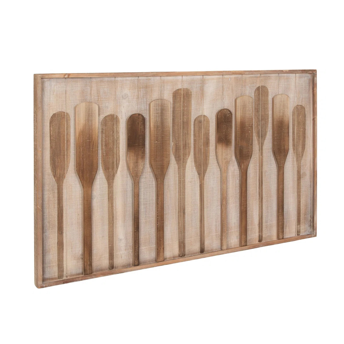 Raised Paddles Framed Wall Art 28" x 47.25"