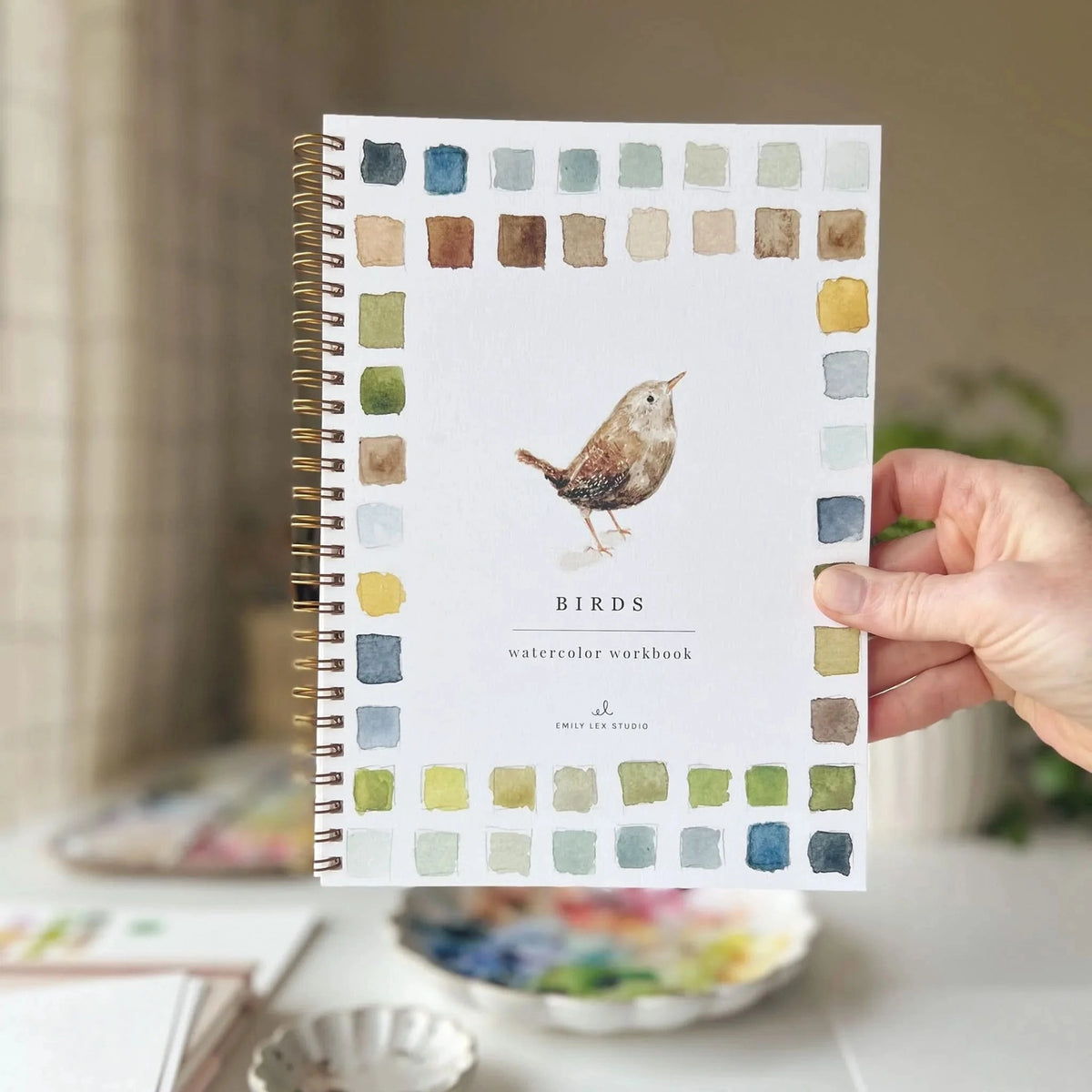 Birds Watercolor Workbook by Emily Lex Studio