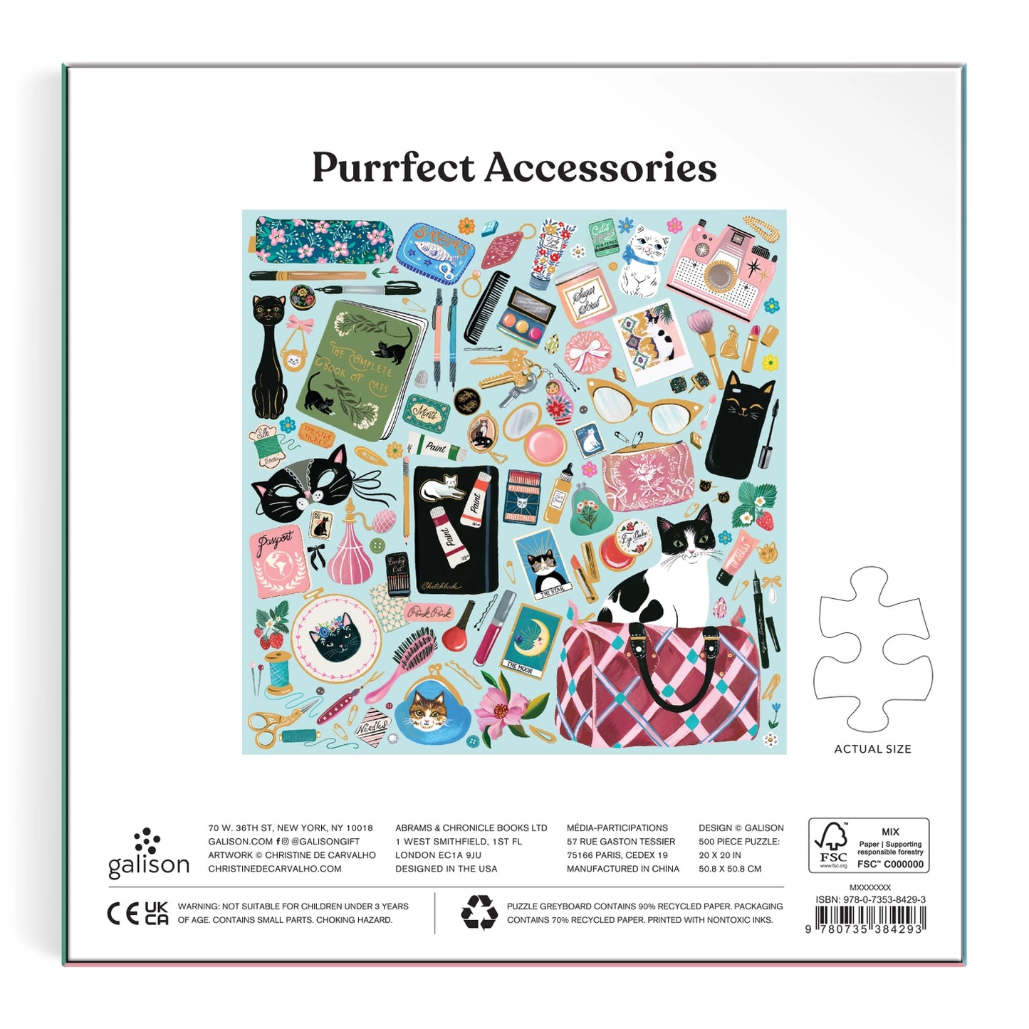 Purrfect Accessories 500 Piece Puzzle