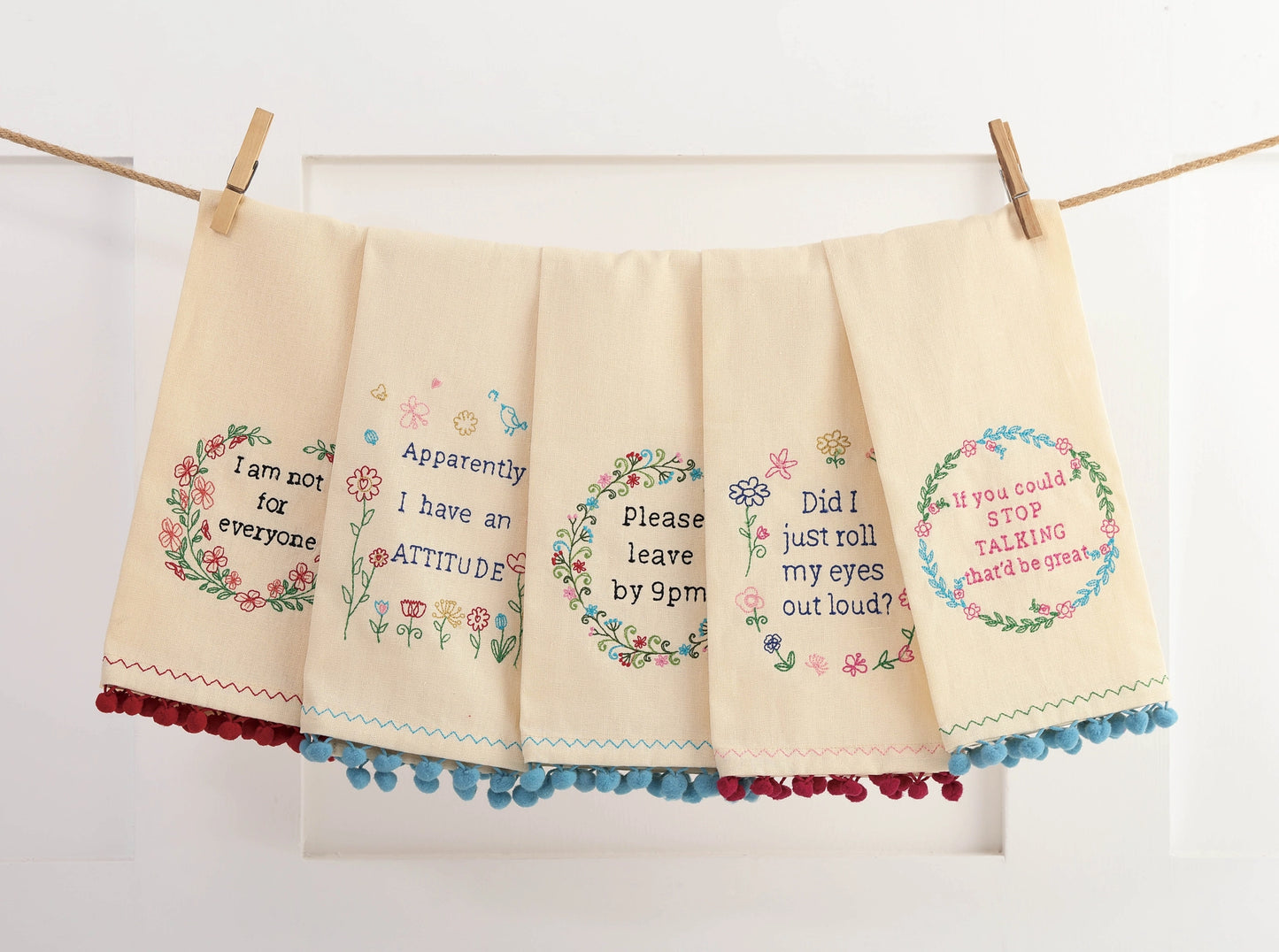 Please Leave By 9 Kitchen Towel