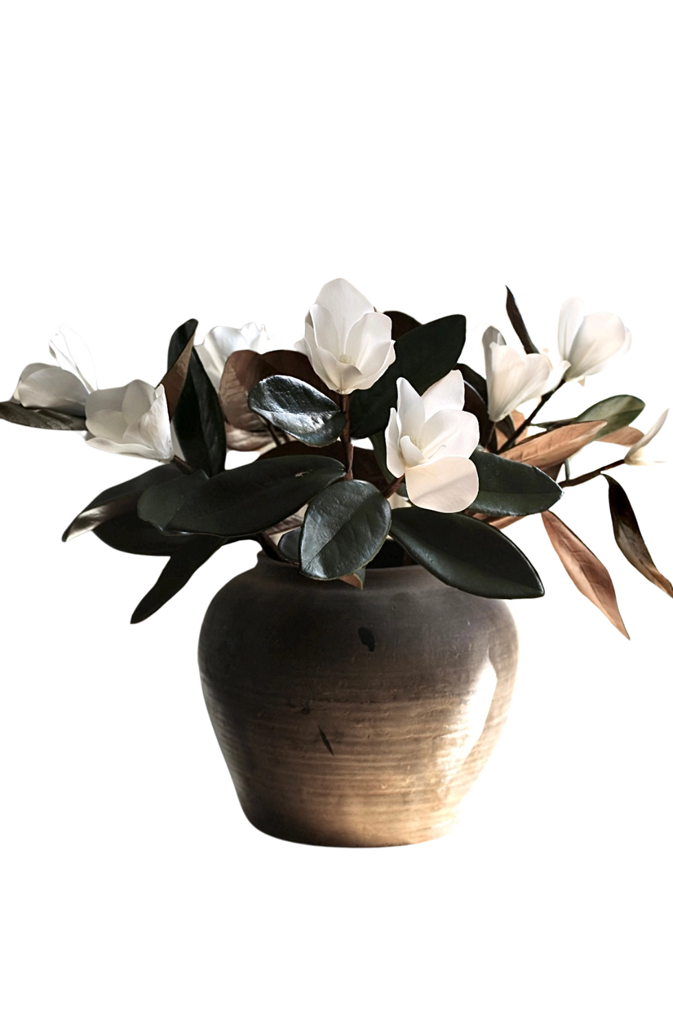 Faux Magnolia Stems w/ Leaves