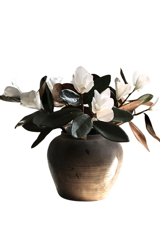 Faux Magnolia Stems w/ Leaves