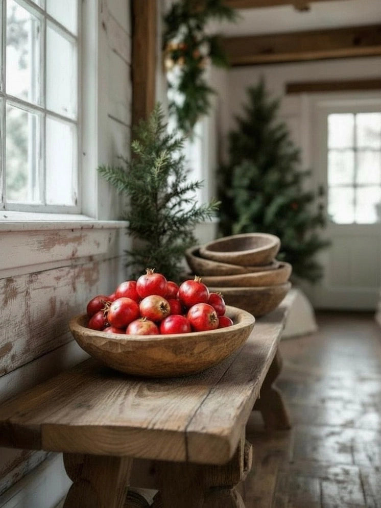 Found Dough Bowl - Natural Large