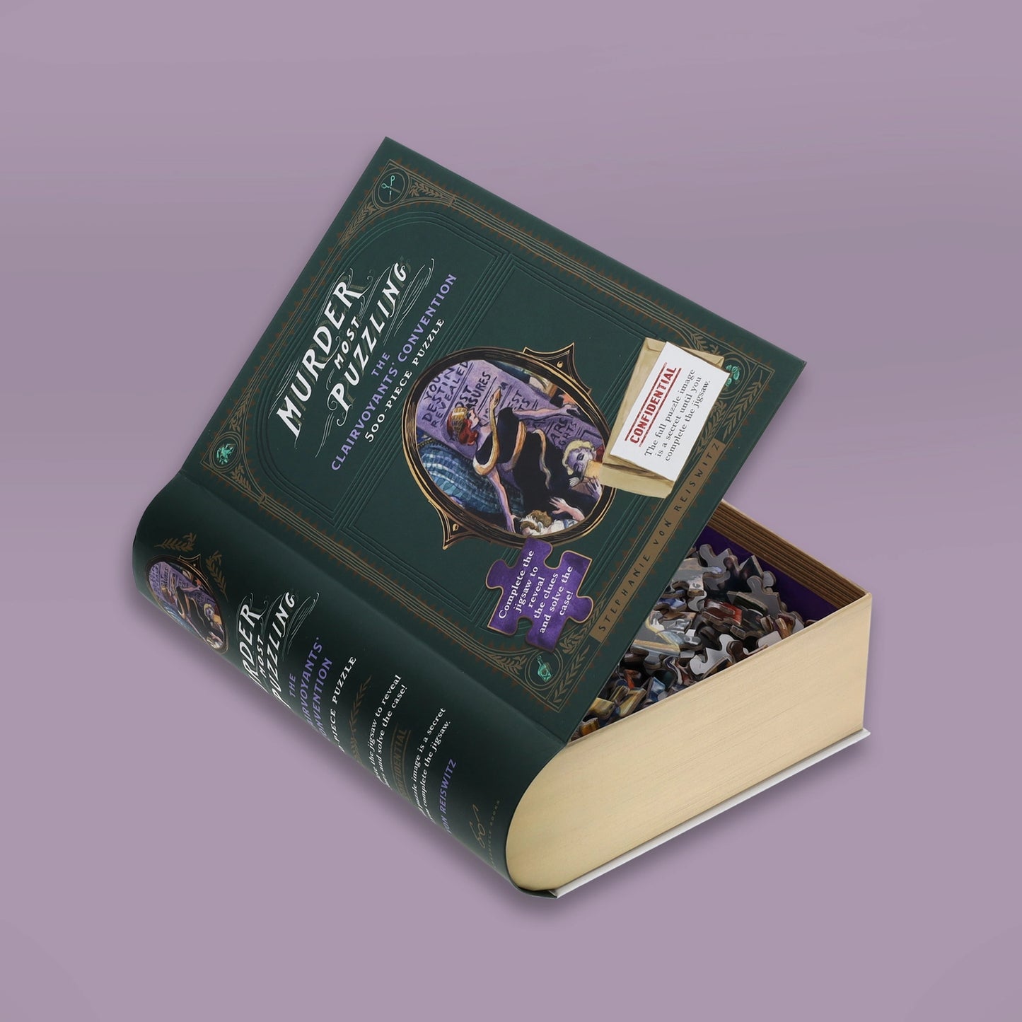 Murder Most Puzzling: The Clairvoyants' Convention 500 Piece Puzzle