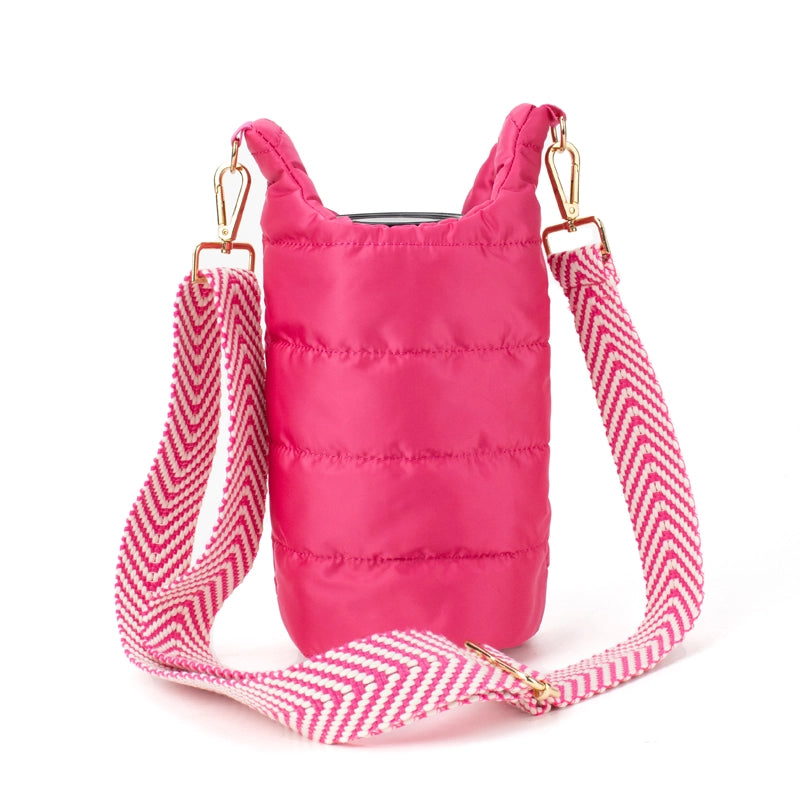 The Capri Tumbler Carrier Crossbody - Barbie Pink