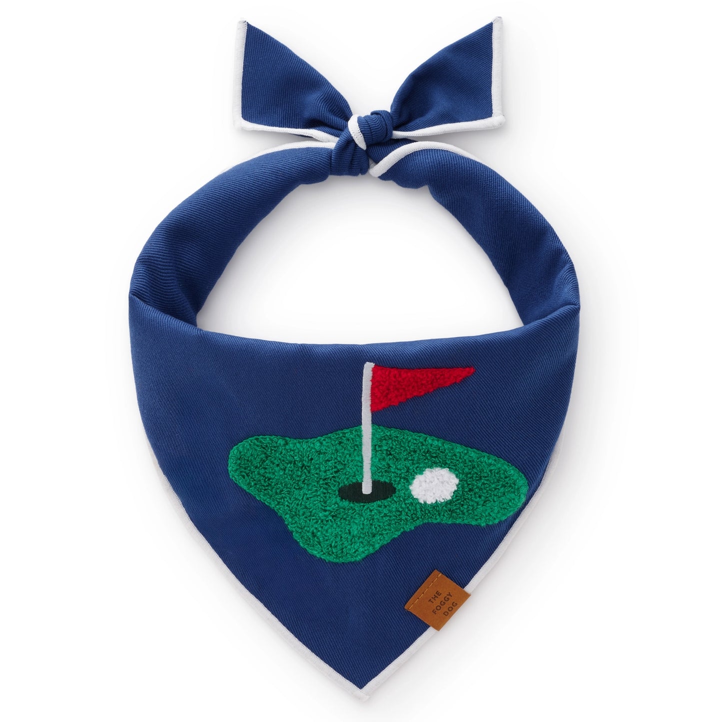 Golf Applique Dog Bandana by The Foggy Dog