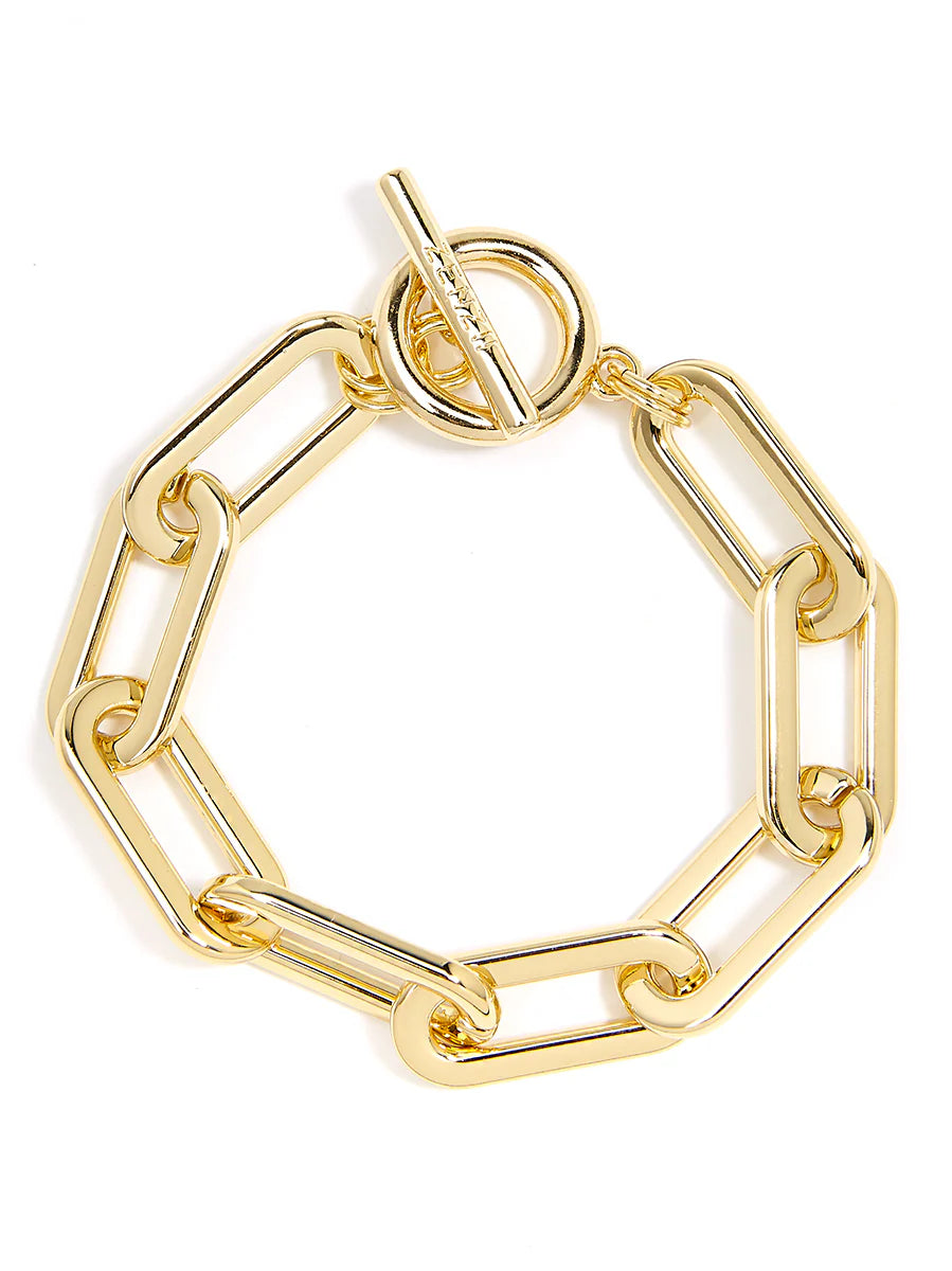 Cable Link Bracelet - Gold
