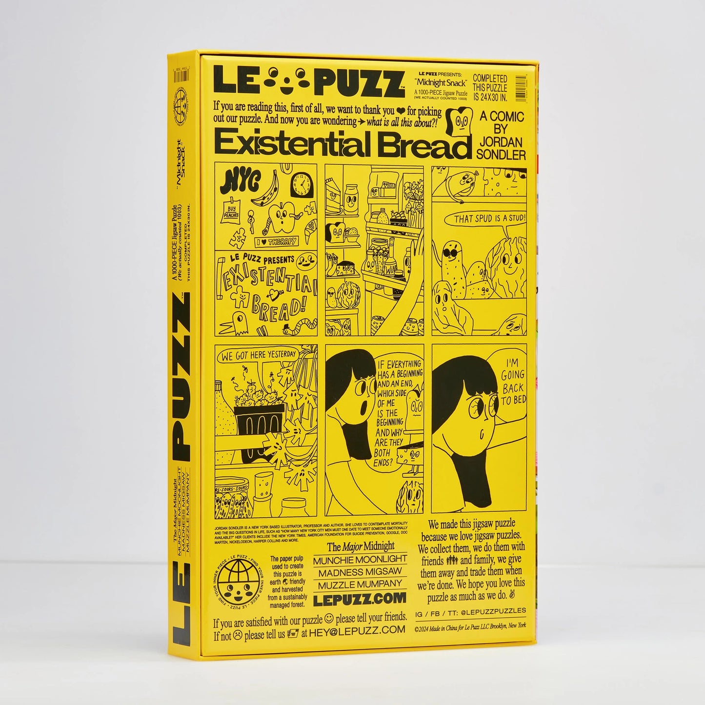 Midnight Snack 1,000 Piece Puzzle by Le Puzz
