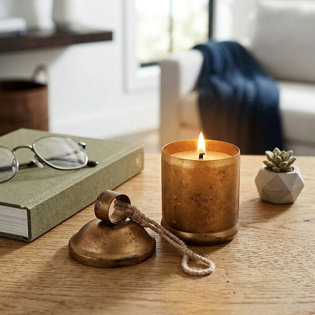 22 oz. Cinnamon Bell Candle