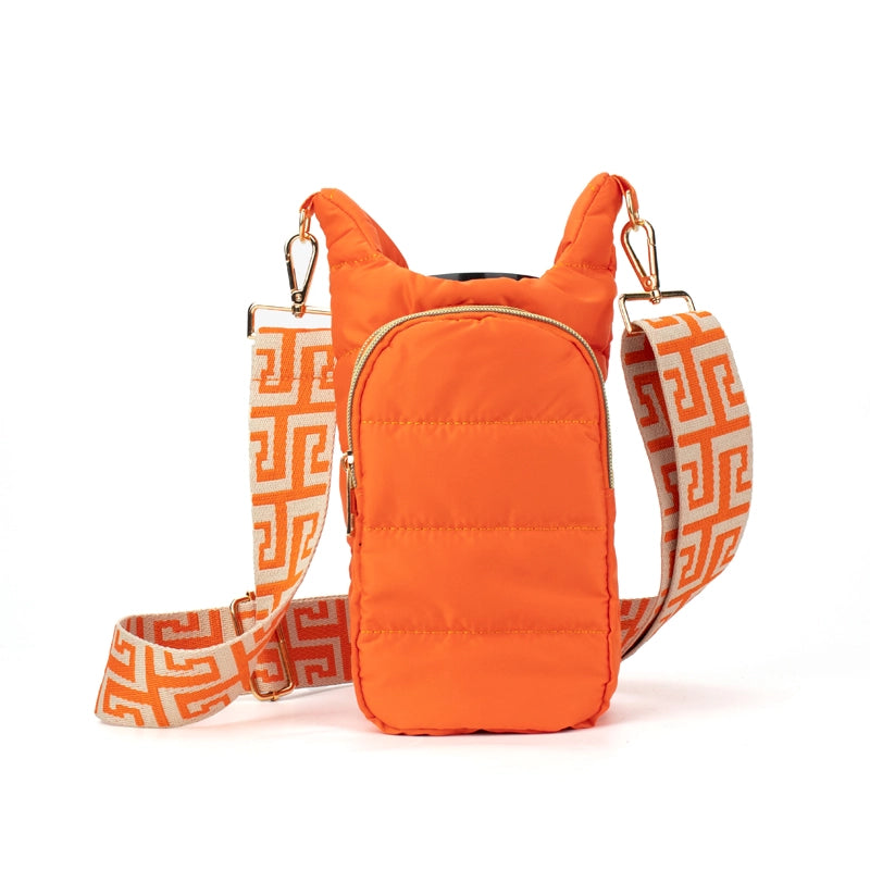 The Capri Tumbler Carrier Crossbody - Orange