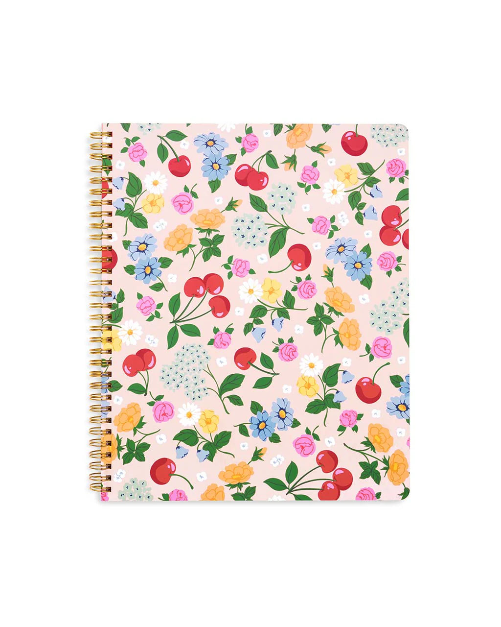 Rough Draft Large Notebook - Flowers & Fruit