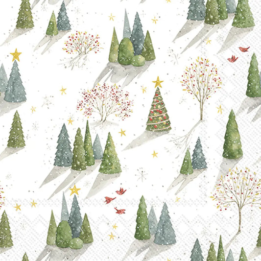 Decorated Tree Lunch Napkins (20 pk)