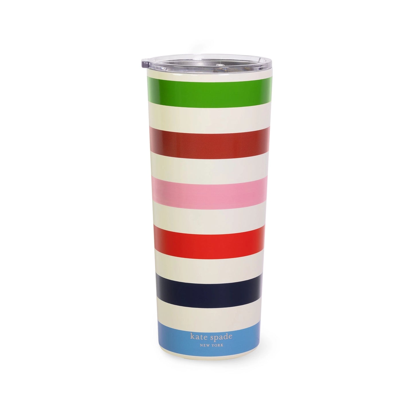 Kate Spade New York Adventure Stripe Stainless Steel Tumbler