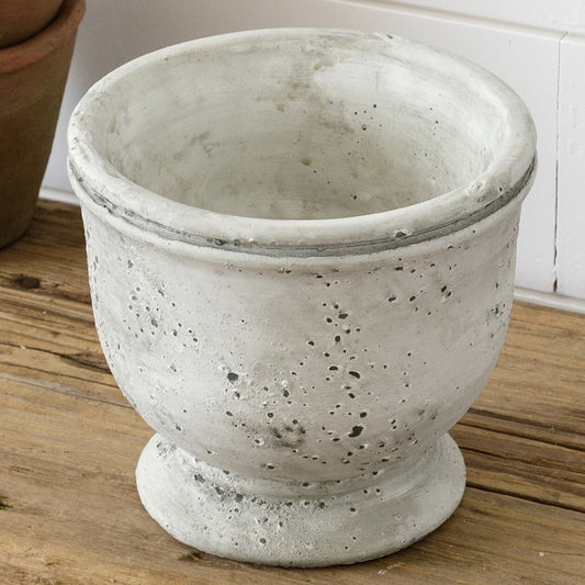 Distressed Cement Urn