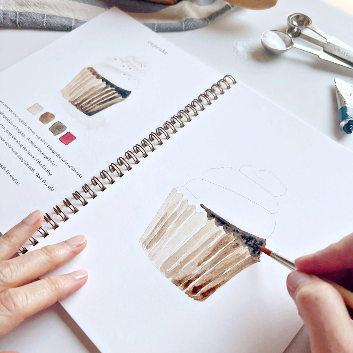 Baking Watercolor Workbook by Emily Lex Studio