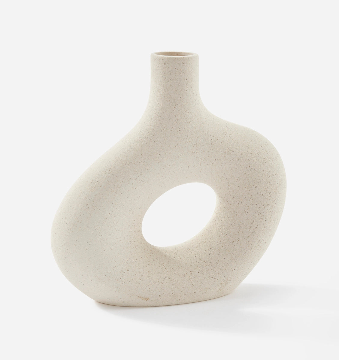 White Abstract Vase