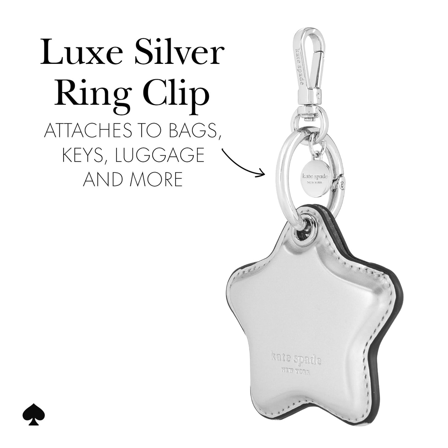 Kate Spade New York Star Charm AirTag Keychain