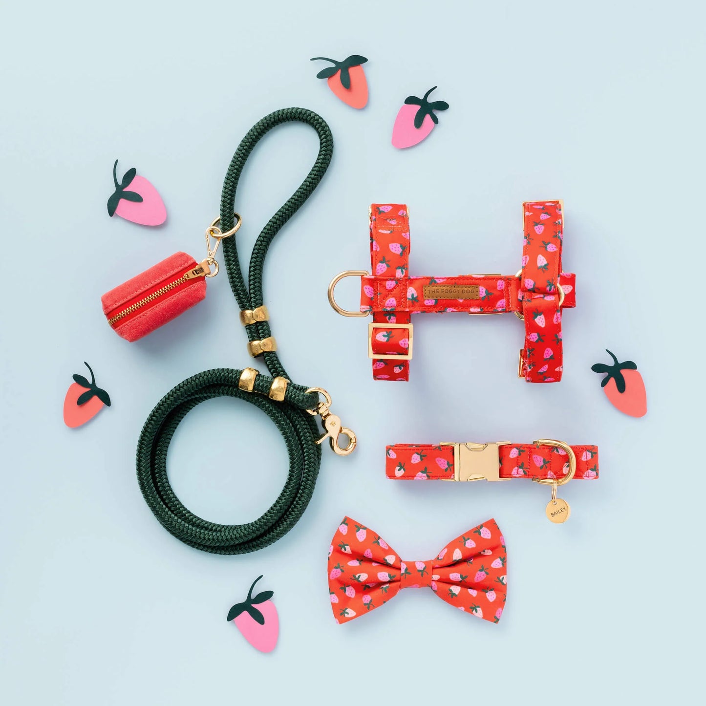 Berry Sweet Dog Collar by The Foggy Dog