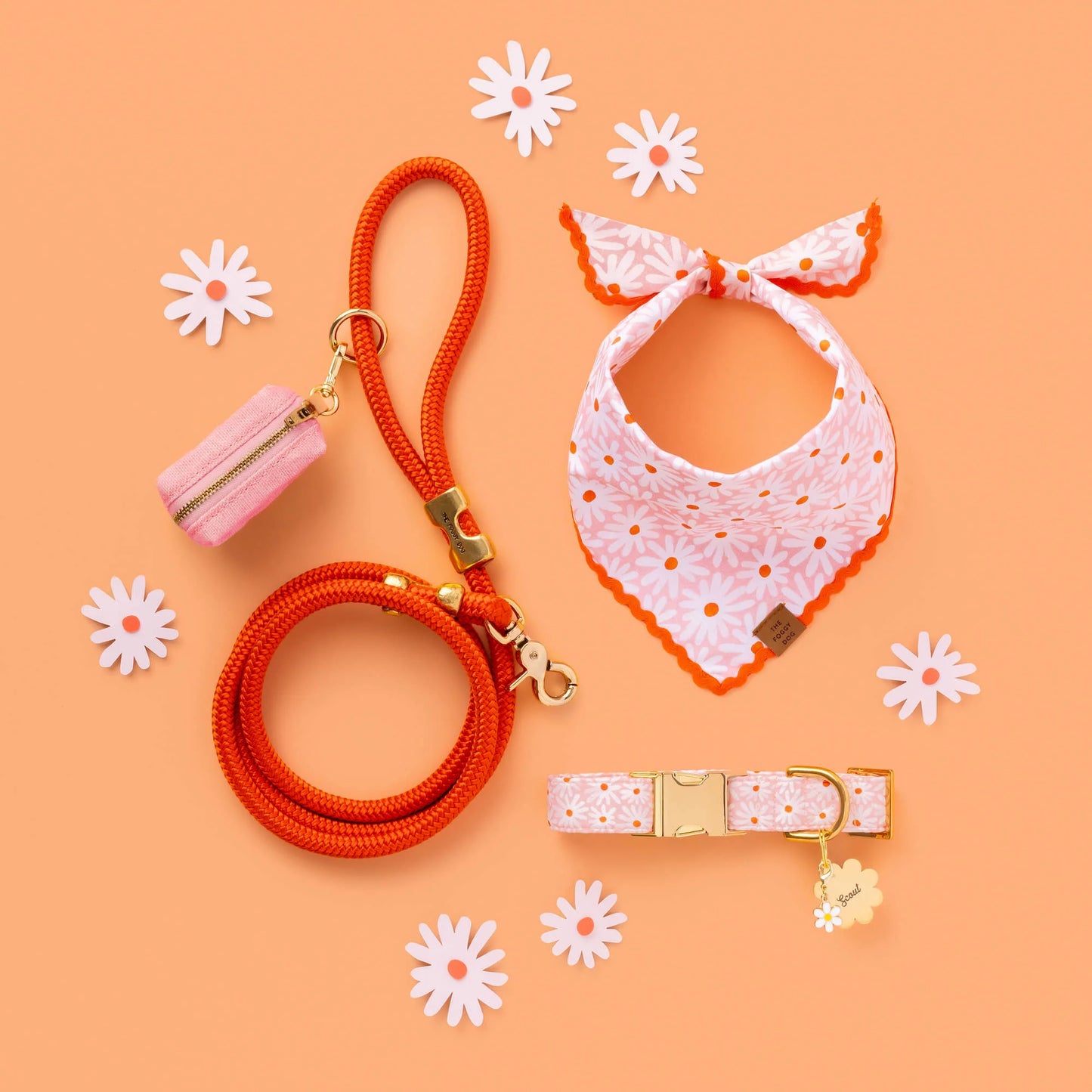 Daisy Dog Collar Charm by The Foggy Dog