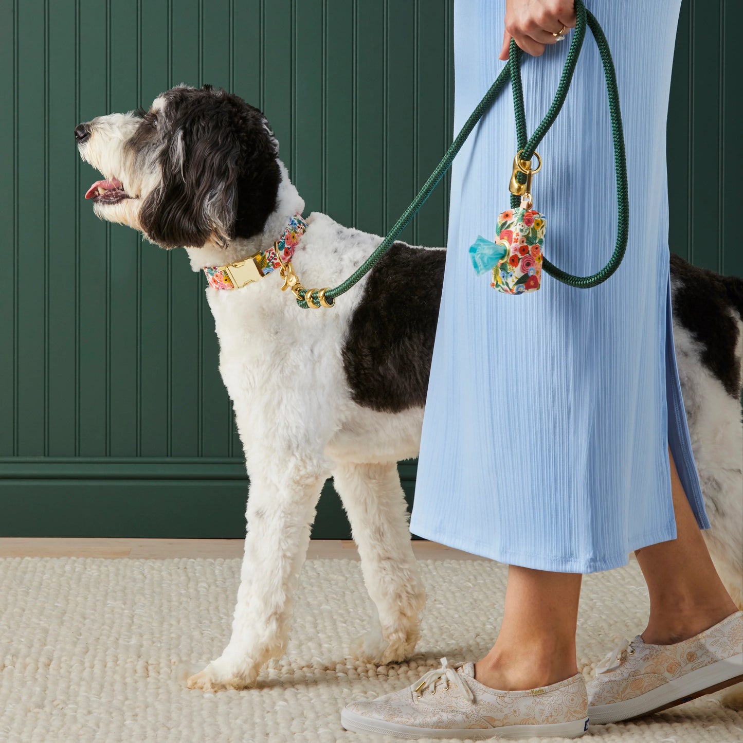 Evergreen Marine Rope Dog Leash by The Foggy Dog