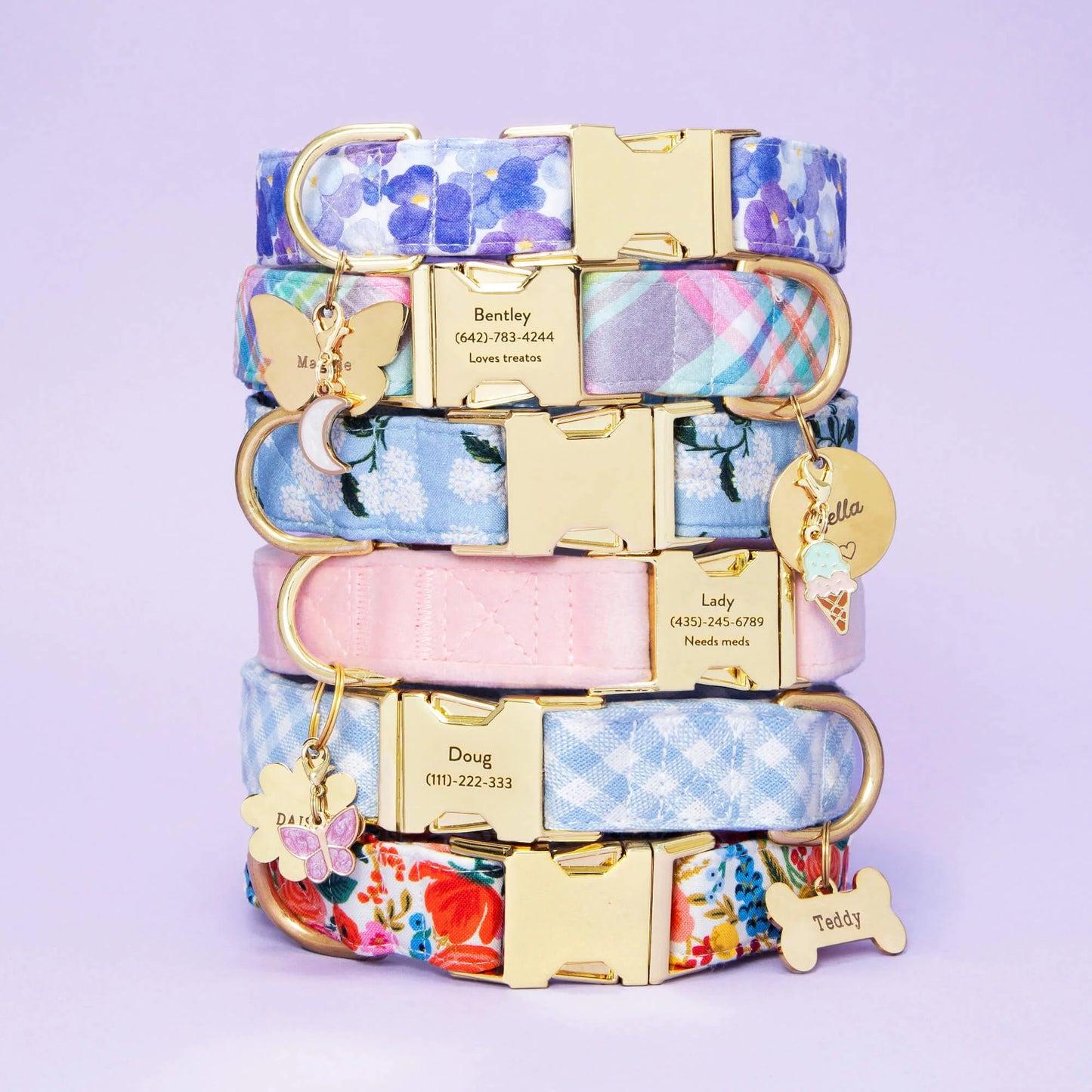 Ice Cream Dog Collar Charm by The Foggy Dog