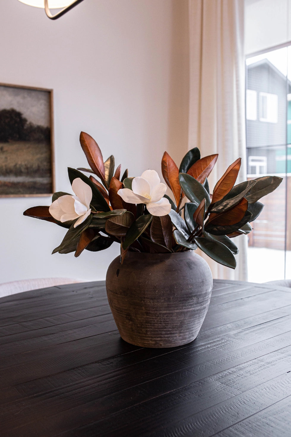 Faux Magnolia Stems w/ Leaves