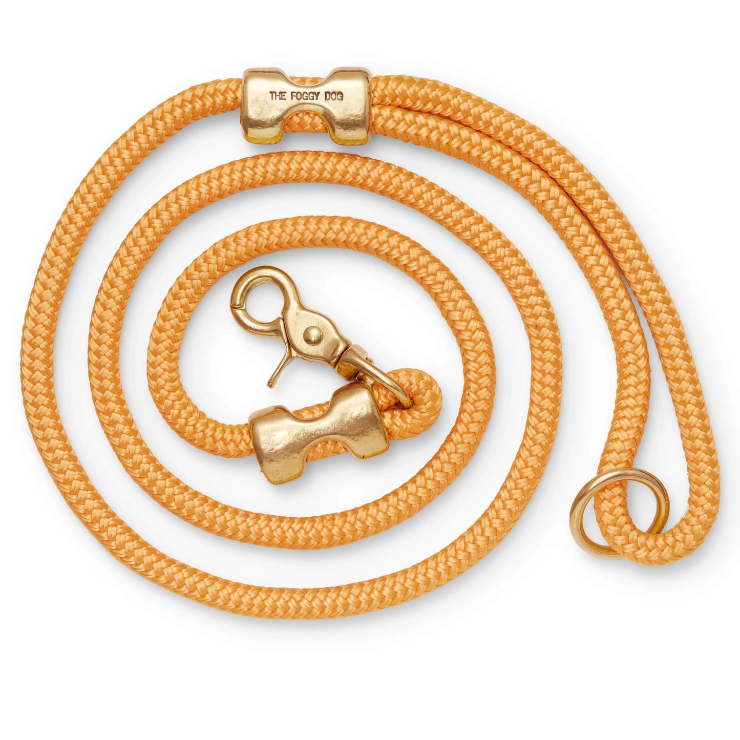 Goldenrod Marine Rope Dog Leash by The Foggy Dog