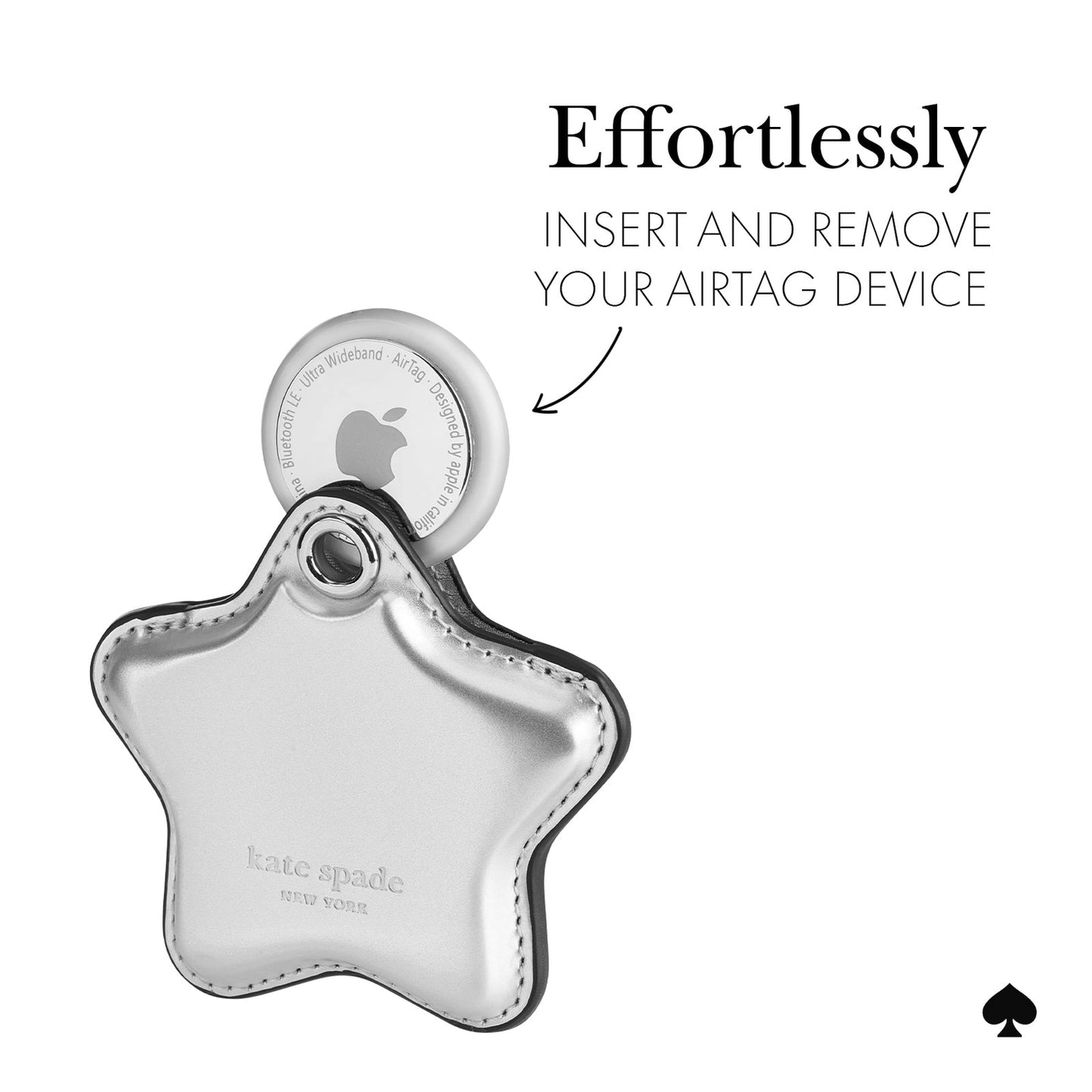 Kate Spade New York Star Charm AirTag Keychain