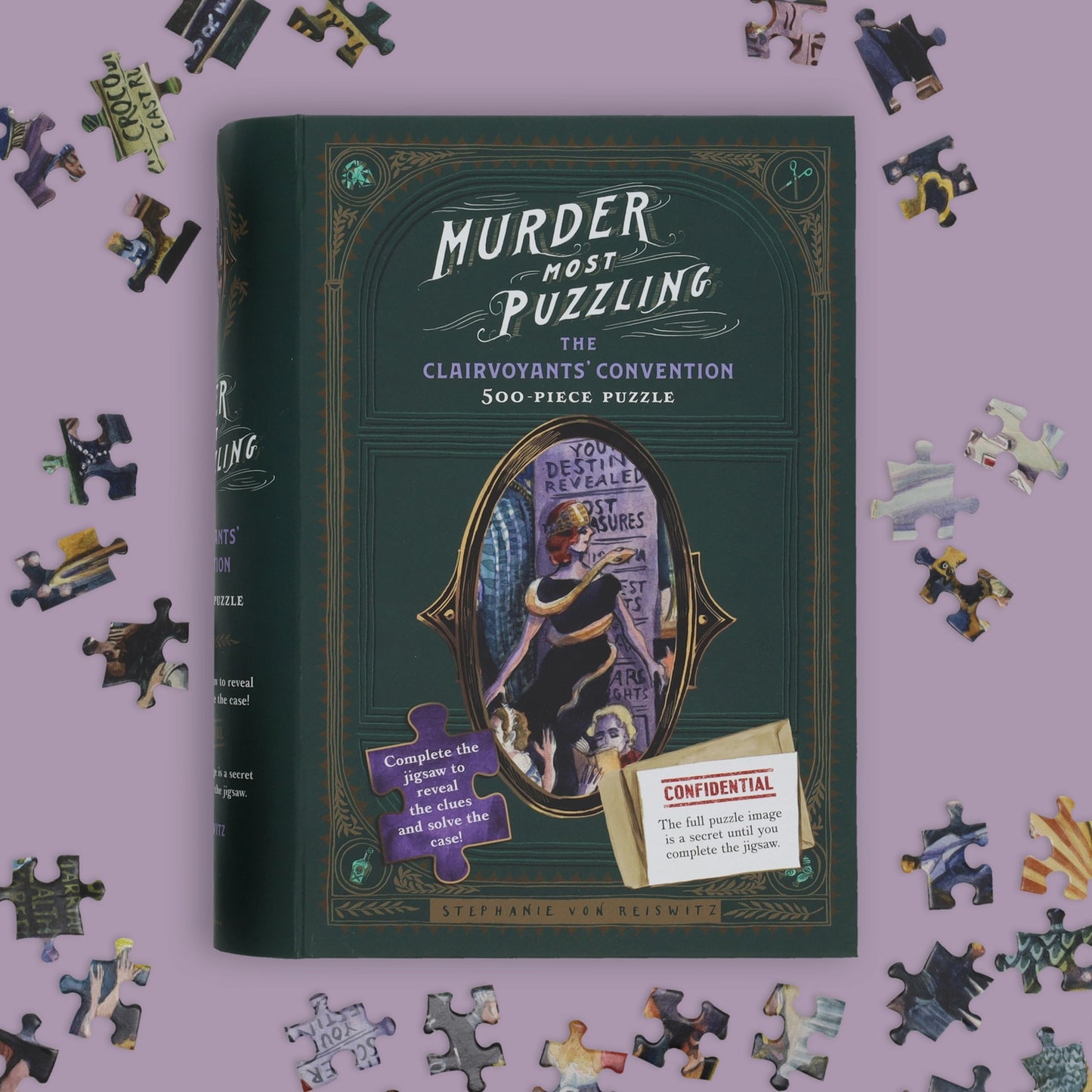 Murder Most Puzzling: The Clairvoyants' Convention 500 Piece Puzzle