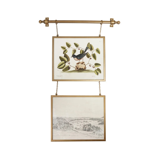 Artisan Iron & Glass Gallery Hanging Frame (Holds 12" x 10" Photos)