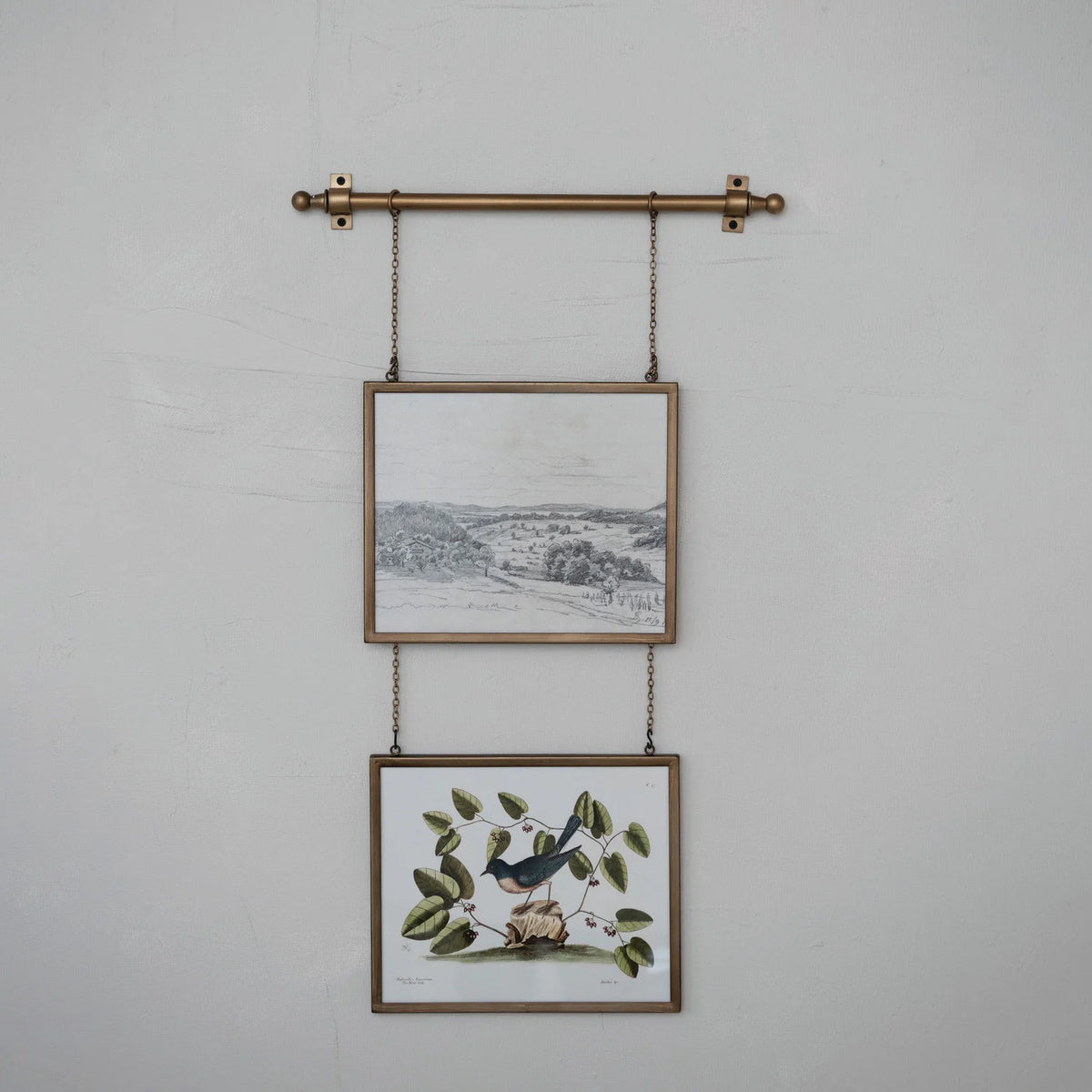 Artisan Iron & Glass Gallery Hanging Frame (Holds 12" x 10" Photos)