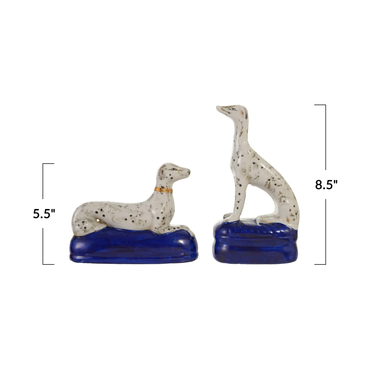 Vintage Stoneware Dog Figurine (2 Styles)