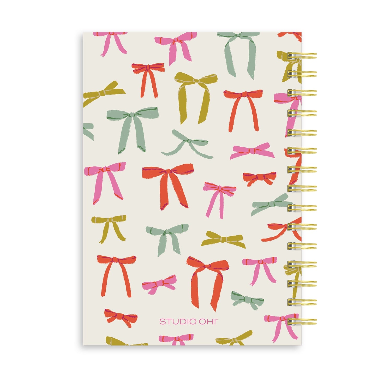 Put A Bow On It Oliver Notebook w/ Pen Pocket