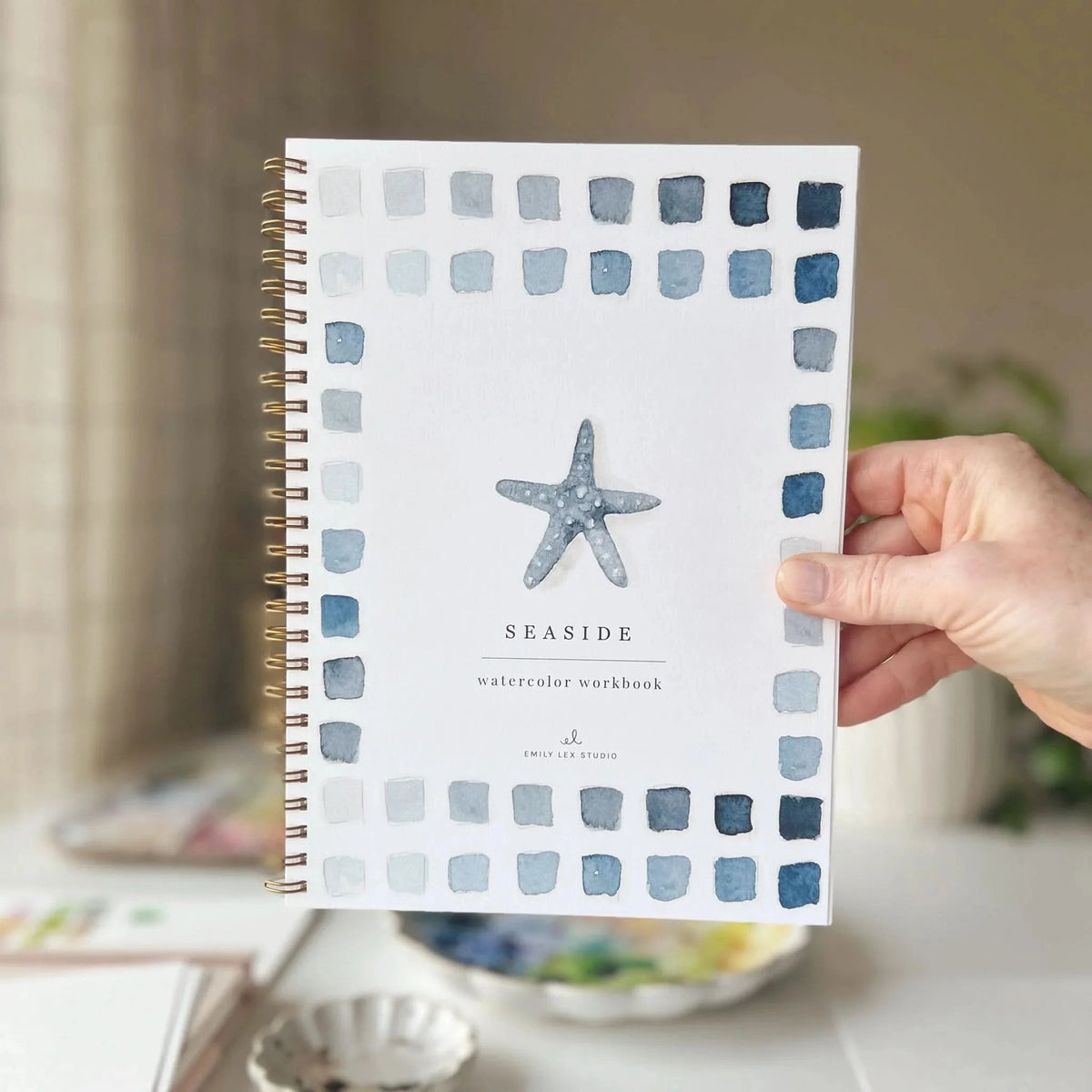 Seaside Watercolor Workbook by Emily Lex Studio