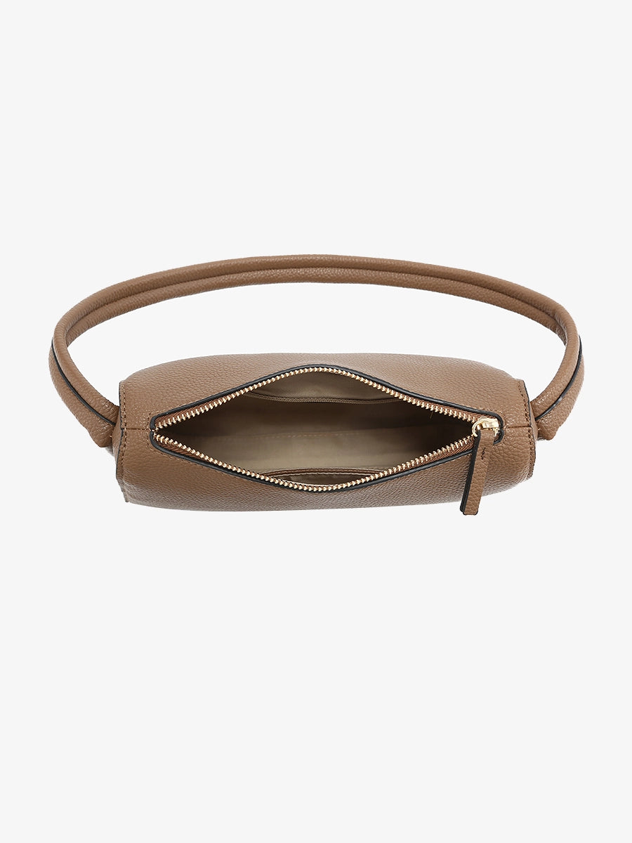 Leona Top Zip Baguette Shoulder Bag (3 Colors)