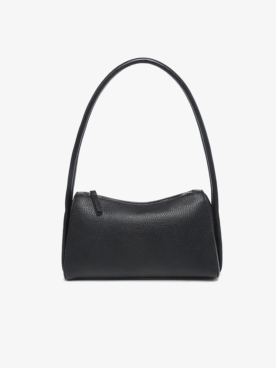 Leona Top Zip Baguette Shoulder Bag (3 Colors)