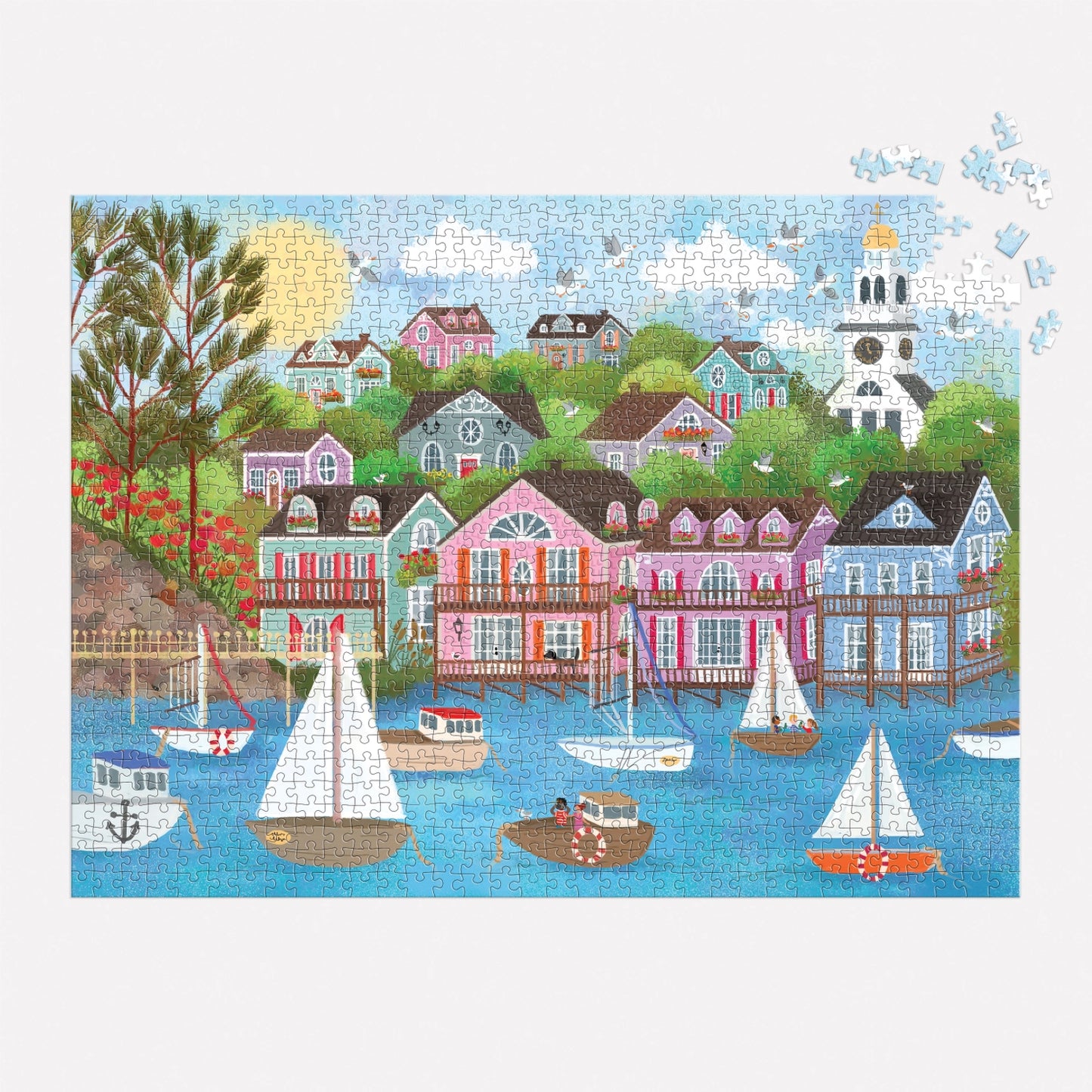 Joy Laforme Harbor By the Sea 1000 Piece Puzzle