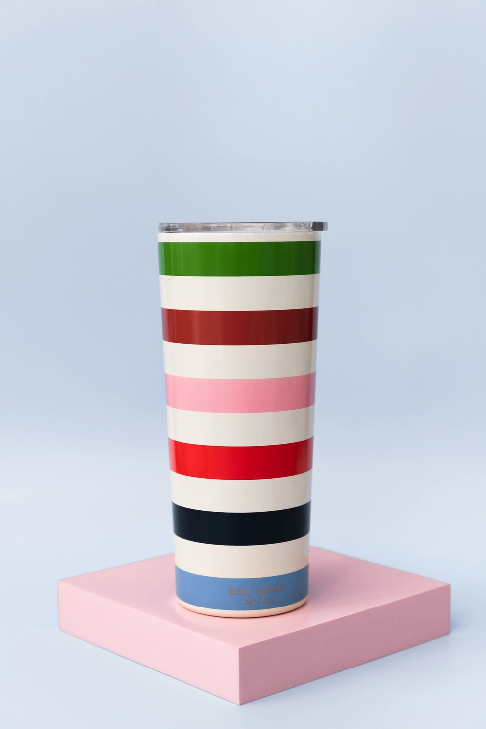Kate Spade New York Adventure Stripe Stainless Steel Tumbler