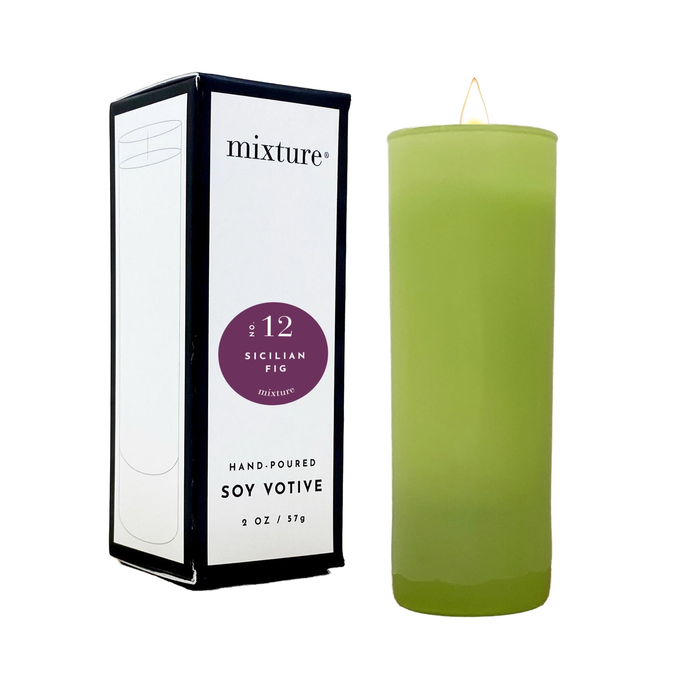 2 oz Lime Votive - No. 12 Sicilian Fig