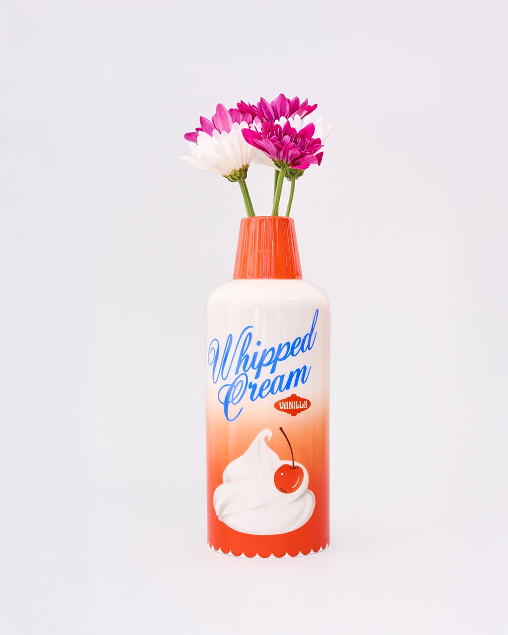 Whipped Cream Can Ceramic Vase